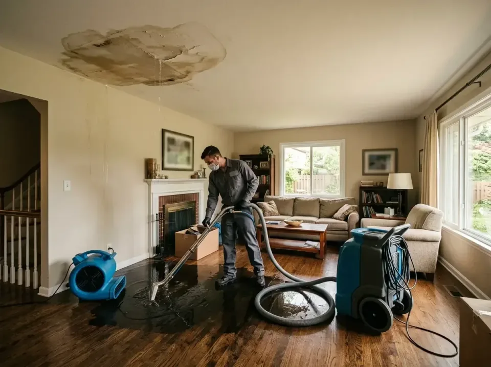 attic-pipe-burst-ceiling-drip-008 — frequently asked questions, Water Damage Restoration & Carpet Care in Middlesex, NJ